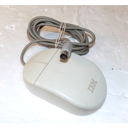 IBM 13H6690 PS/2 Classic Roller Ball Mouse 6 Pin Plug