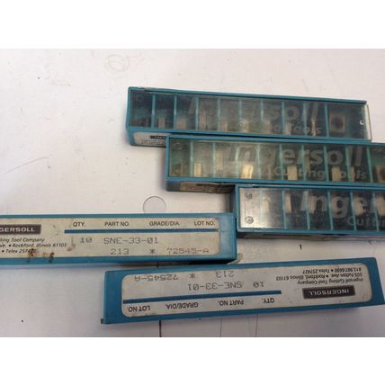 NEW LOT 50 INGERSOLL SNE-33-01,213 CARBIDE INSERTS, GRADE: 213 204.02.000.20,SB