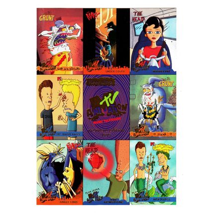 Card: MTV Animation 9 Promo Card Sheet - 1995