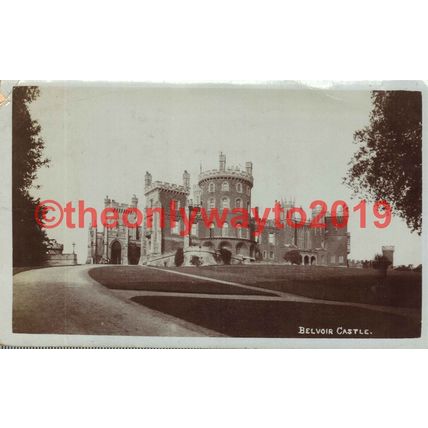 Belvoir Castle Nr Bottesford, Leics, RP Postcard 1914