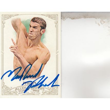 MICHAEL PHELPS 2012 AUTOGRAPHED OLYMPIC SWIMMING ALL-TIME MEDAL CHAMPION STAR