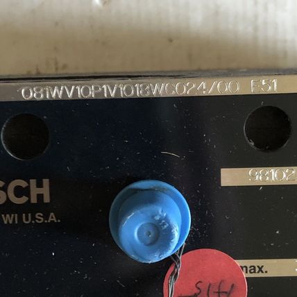 BOSCH 081wv10p1v1018wc024/00 E51 HYDRAULIC PROPORTIONAL SOLENOID VALVE,24 VDC,AE