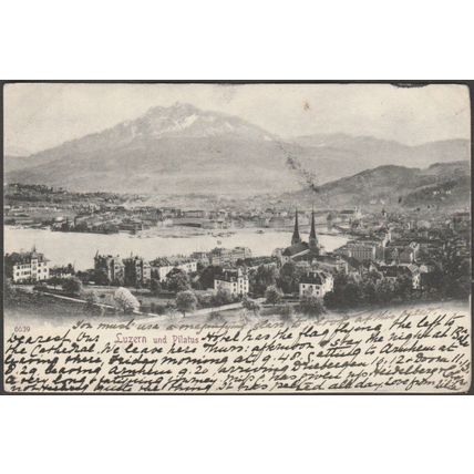 Luzern und Pilatus, 1905 - AK