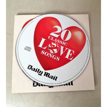 20 classic love songs : Promotional CD from the Daily Mail