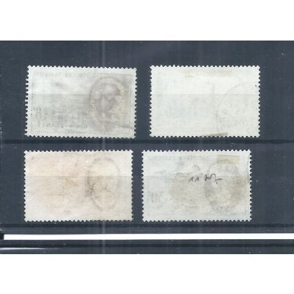 France stamps. 1957 French Inventors used SG 1324 - 1327 (AP210)