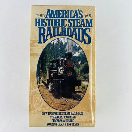 Americas Historic Steam Railroads VHS Video 1999 2-Tape Set