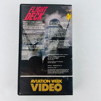Aviation Week - Flight Deck VHS Video Tape Vol 2 No 2