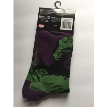 NEW Marvel Hulk Unisex Crew Socks Size 9-13