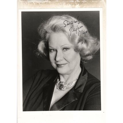 Virginia Mayo Epic Actress Stunning 10x8 Hand Signed Photo