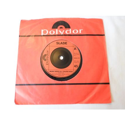 7"1972 SLADE. MAMA WEER ALL CRAZEE NOW ,2058274 MAN WHO SPEEKS EVIL. EXCELLENT