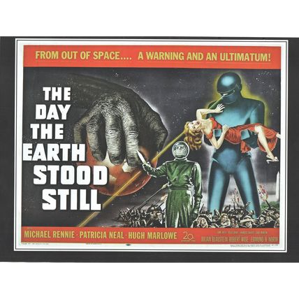THE DAY THE EARTH STOOD STILL Michael Rennie FILM "POSTER" PICTURE ~ POST FREE