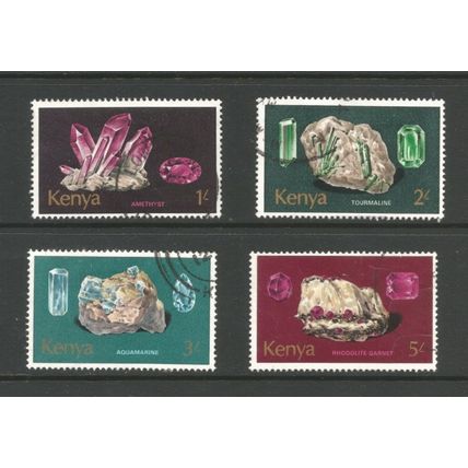 Kenya 1977 Minerals, used. SG114/116-8