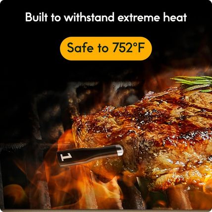 CHEF Iq Sense Smart Wireless Meat Thermometer with 3 Ultra-Thin Probes, Unlimite