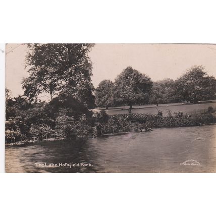 EC809 HOTHFIELD PARK - THE LAKE. R/P POSTCARD