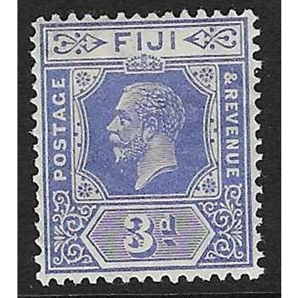 FIJI 1922-9 GV 3d WMK SCRIPT CA MINT HINGED SG234