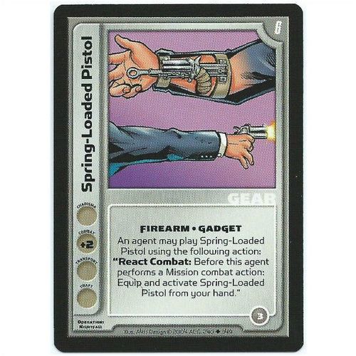 Spycraft CCG Operation Nightfall - 240/349 - Spring-Loaded Pistol