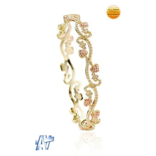 CLOGAU GOLD 9ct Gold Bangle with Diamonds BNIB (RARE & COLLECTABLE)