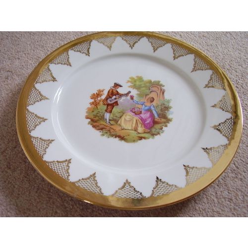 German Bavaria porcelain big plate-dish-charger,Limoges style