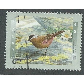 CAN 1998 45c 'BIRDS ( 3RD SERIES) ROSY FINCH' FINE USED (EBID44-198)