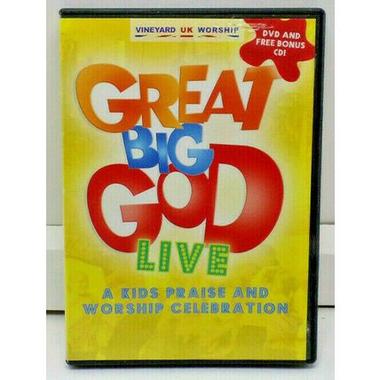 Great Big God Live Christian CD & Lyrics Chord Book Vineyard UK Worship (L7)