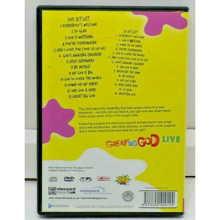 Great Big God Live Christian CD & Lyrics Chord Book Vineyard UK Worship (L7)