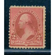 220 2c George Washington Barely Clears MNG M02297