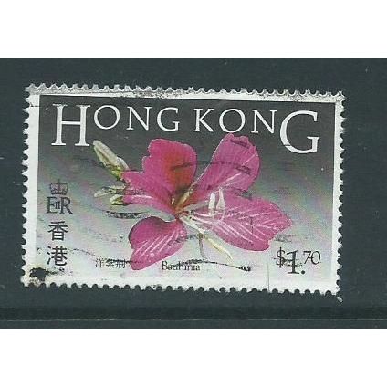 a hong kong stamps sg 501 sg 501 bauhinia flower used 1985