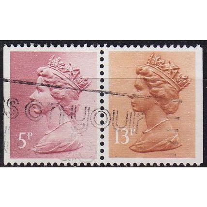 ENGLAND GREAT BRITAIN [Zdr] W122 CD ( O/used ) Machin se-tenant