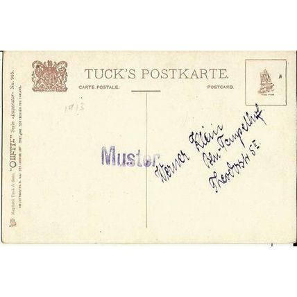 Hamburg Amerika Line SS IMPERATOR Tuck Oilette Postcard (965)