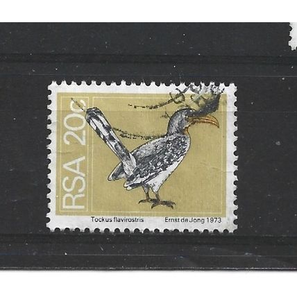SouthAfrica.SG359 20c Yellow-billed Hornbill.Fine Used.Sep25k