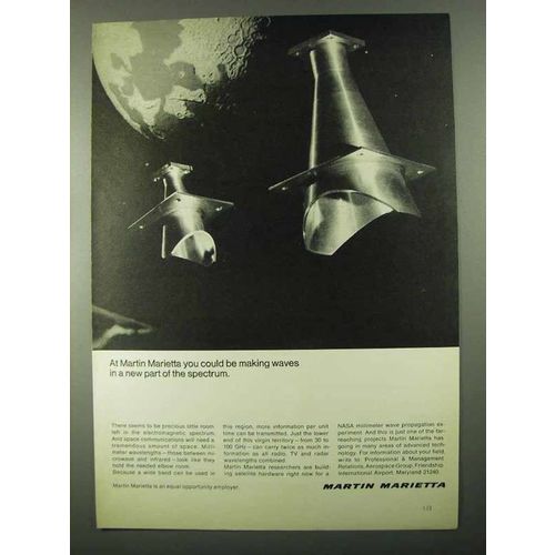 1968 Martin Marietta Aerospace Ad - Making Waves