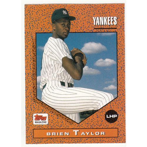 1992 Topps Magazine baseball TM79 Brien Taylor insert card –NM- Yankees