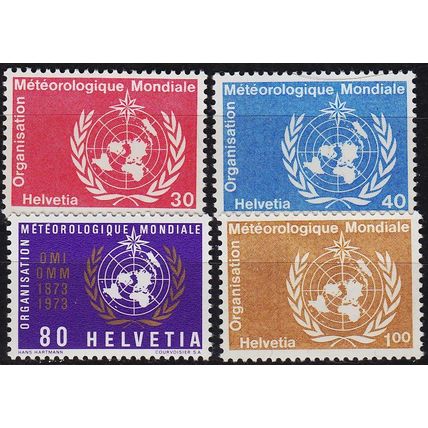 SCHWEIZ SWITZERLAND [OMM/WMO] MiNr 0010-13 ( **/mnh )