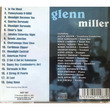 Glenn Miller, Like New, Audio CD