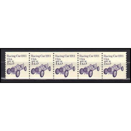 2262 17.5c Race Car Fine MNH Dry Gum PNC 1/5 X0966