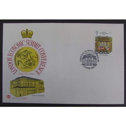 STUART- LONDON ECONOMIC SUMMIT CONFERENCE FIRST DAY COVER 1984