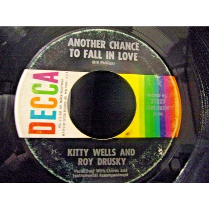 Kitty Wells & Roy Drusky-Another Chance To Fall In Love / My Worl-45rpm-1963-VG+