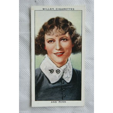1935 Wills Radio Celebrities 2nd series No. 35 Ann Penn