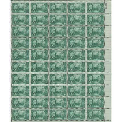 Franklin D. Roosevelt Sheet of Fifty 1 Cent Postage Stamps Scott 930