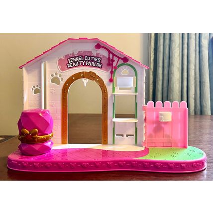 KENNEL CUTIES BEAUTY PARLOR SHOPKINS Season 9 Wild Style Moose Toys - Used