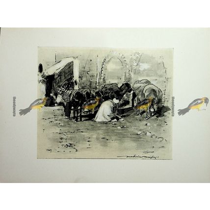 Street In Tangier, Morocco, Menpes, Book Illustration (Print), 1903