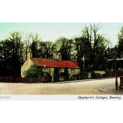 Shepherds Cottages, Bowden, Cheshire, Butler Postcard, 1900s