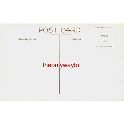 Llangsett Reservoir, Dam Side, Yorkshire, England, RP Postcard