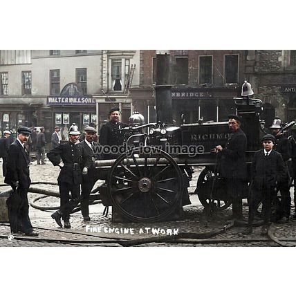 col0248 - Richmond Fire Engine , Yorkshire - print 6x4