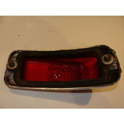 1946 1947 1948 DESOTO LH DS TAILLIGHT OEM GLASS LENS & HOUSING #CB13755