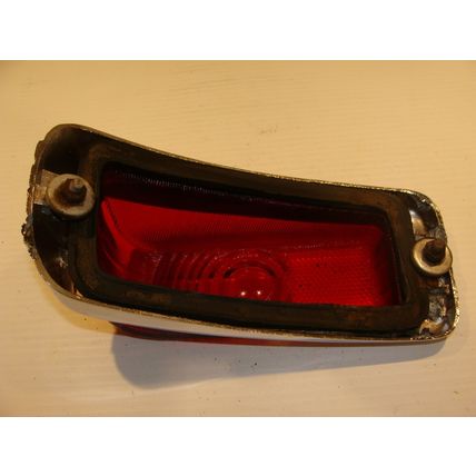 1946 1947 1948 DESOTO LH DS TAILLIGHT OEM GLASS LENS & HOUSING #CB13755