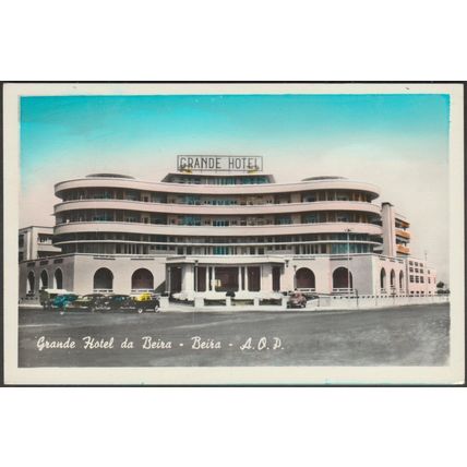 Grande Hotel da Beira, Beira, c.1960 - Nogueira Foto Cartão Postal