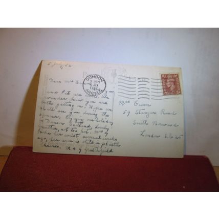 CASTLE GARDENS, DUNOON, Argyllshire, Scotland used postcard 1952 pm =
