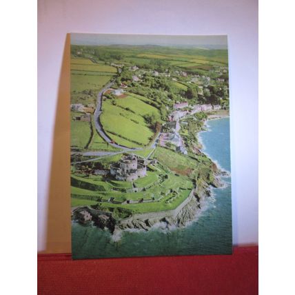AERIAL VIEW, ST MAWES CASTLE, CORNWALL unused postcard by Dept. of Enviroment =