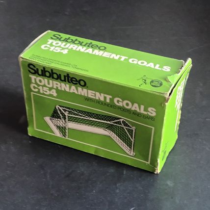 Subbuteo Tournament Goals #C154 Assembled In Referenced Box